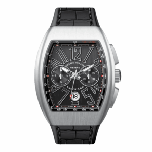 V41 Vanguard Chrono Brushed Stainless Steel - Black