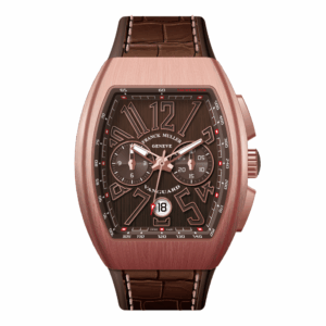 V41 Vanguard Chrono Brushed Rose Gold - Brown