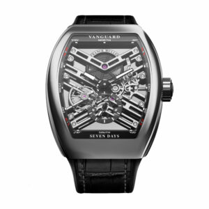 V41 Vanguard Seven Days Skeleton Stainless Steel