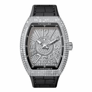 V41 Vanguard Slim Stainless Steel White Diamonds Case and Dial