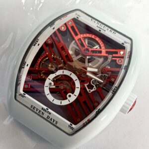 V45 Vanguard Skeleton White Titanium Red Details