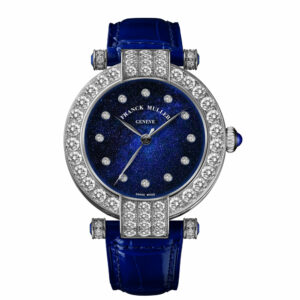 Cielo Stainless Steel & Diamonds Blue Dial - 1 Row