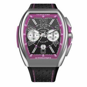 V45 Vanguard Racing Chrono Polished Stainless Steel - Violet