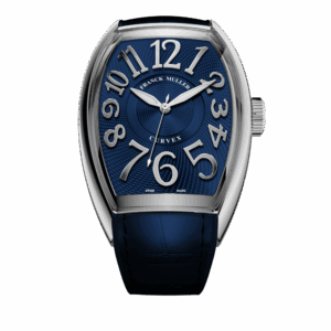 CX 36 Stainless Steel Curvex Dark Blue Dial
