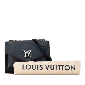LV Lockme Cabas BB Blue Calfskin