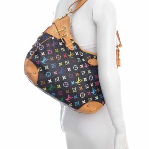 LV Multicolor Greta Black Handbag