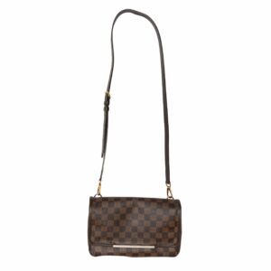 Brown LV Damier Ebene Hoxton PM Crossbody Bag