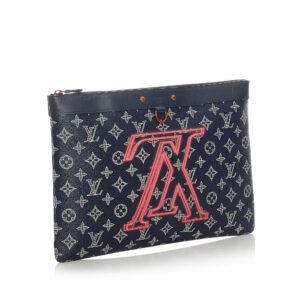 LV Pochette Apollo Blue Monogram Upside Down Canvas