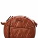 Valentino By Mario Valentino Moony Diamond Leather Crossbody ONE SIZE Brown Multi