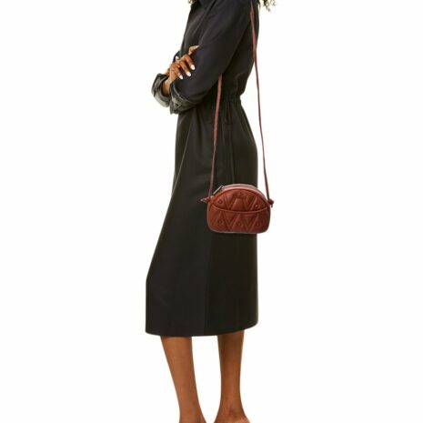 Valentino By Mario Valentino Moony Diamond Leather Crossbody