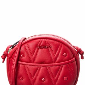 Valentino By Mario Valentino Moony Diamond Leather Crossbody ONE SIZE Red