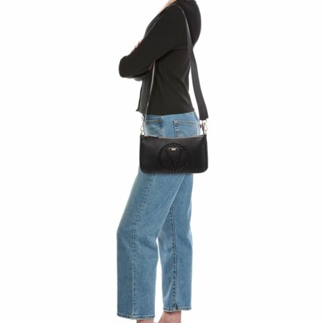 Valentino By Mario Valentino Jeanette Rock Leather Shoulder Bag