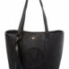 Valentino By Mario Valentino Prince Rock Leather Tote ONE SIZE Black