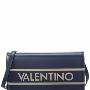 Valentino By Mario Valentino Lena Lavoro Leather Shoulder Bag ONE SIZE Blue