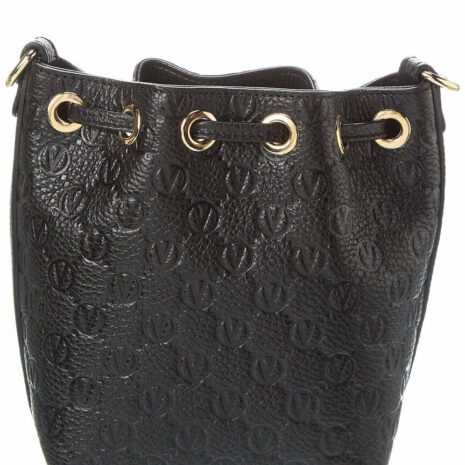 Valentino By Mario Valentino Jules Dollaro Monogram Leather Bucket Bag