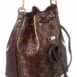 Valentino By Mario Valentino Jules Monogram Leather Bucket Bag