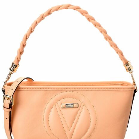 Valentino By Mario Valentino Grace Signature Leather Shoulder Bag ONE SIZE Pink