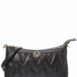 Valentino By Mario Valentino Jeanette Diamond Leather Shoulder Bag ONE SIZE Black
