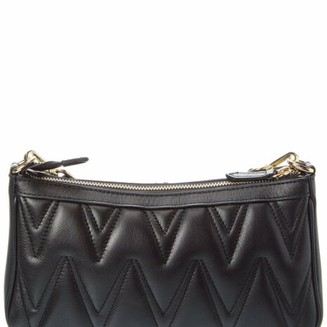Valentino By Mario Valentino Jeanette Diamond Leather Shoulder Bag