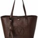 Valentino By Mario Valentino Soho Rock Leather Tote ONE SIZE Brown Multi