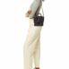 Valentino By Mario Valentino Eva Diamond Leather Tote