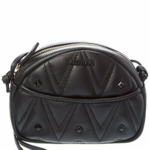 Valentino By Mario Valentino Moony Diamond Leather Crossbody ONE SIZE Black