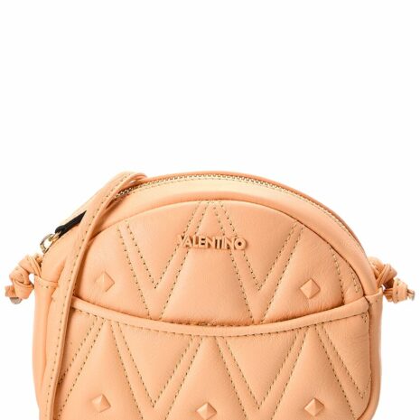 Valentino By Mario Valentino Moony Diamond Leather Crossbody ONE SIZE Orange