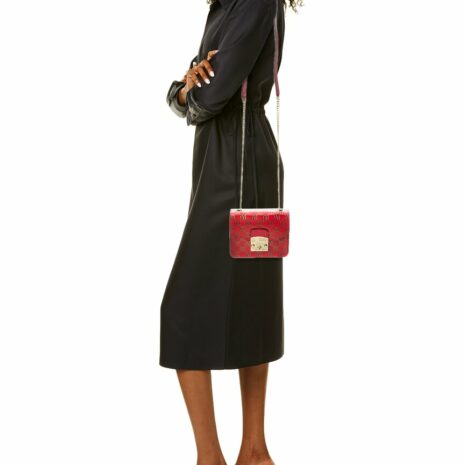 Valentino By Mario Valentino Bijou Monogram Leather Crossbody