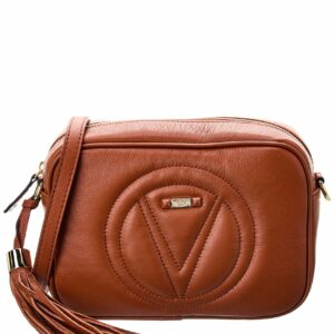 Valentino By Mario Valentino Mia Signature Leather Crossbody ONE SIZE Brown