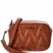 Valentino By Mario Valentino Amel Diamond Leather Crossbody ONE SIZE Cinnamon