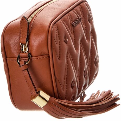 Valentino By Mario Valentino Amel Diamond Leather Crossbody