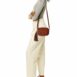 Valentino By Mario Valentino Amel Diamond Leather Crossbody