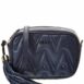Valentino By Mario Valentino Amel Diamond Leather Crossbody ONE SIZE Blue