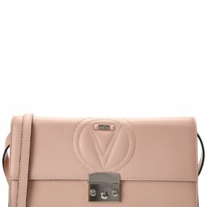 Valentino By Mario Valentino Cocotte Signature Leather Shoulder Bag ONE SIZE Pink