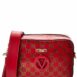 Valentino By Mario Valentino Babette Monogram Leather Crossbody ONE SIZE Red