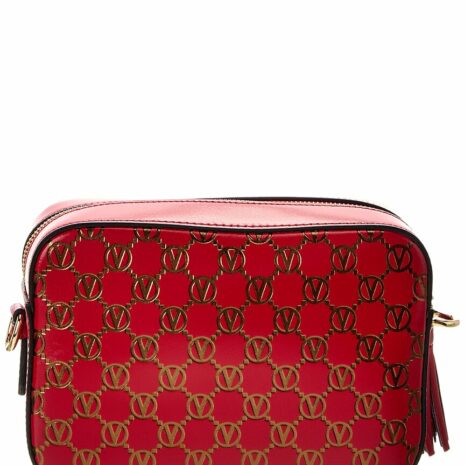 Valentino By Mario Valentino Babette Monogram Leather Crossbody