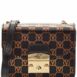 Valentino By Mario Valentino Bijou Monogram Leather Crossbody ONE SIZE Black