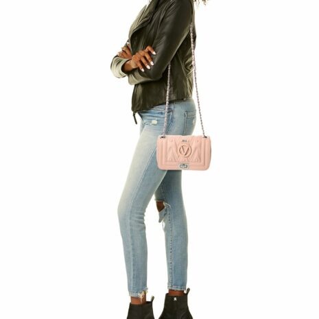 Valentino By Mario Valentino Beatriz Diamond Leather Shoulder Bag