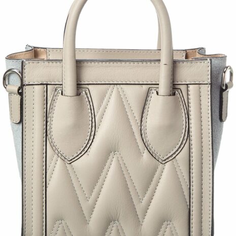 Valentino By Mario Valentino Eva Diamond Leather Tote