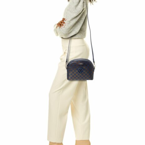 Valentino By Mario Valentino Diana Monogram Leather Crossbody