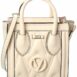 Valentino By Mario Valentino Eva Diamond Leather Tote ONE SIZE White