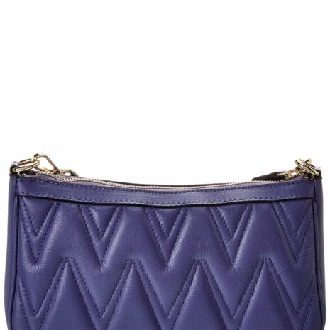 Valentino By Mario Valentino Jeanette Diamond Leather Shoulder Bag