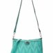 Valentino By Mario Valentino Jeanette Diamond Leather Shoulder Bag ONE SIZE Green