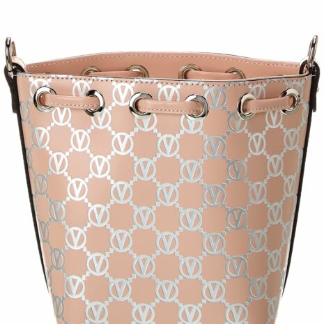 Valentino By Mario Valentino Jules Monogram Leather Bucket Bag