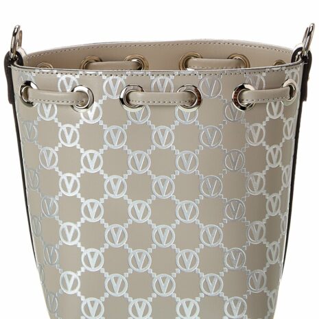Valentino By Mario Valentino Jules Monogram Leather Bucket Bag
