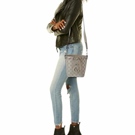 Valentino By Mario Valentino Jules Monogram Leather Bucket Bag
