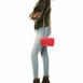Valentino By Mario Valentino Lady Diamond Leather Crossbody