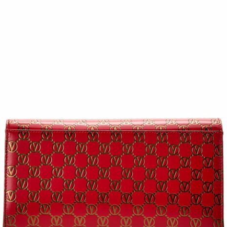 Valentino By Mario Valentino Lena Monogram Leather Shoulder Bag