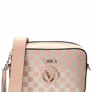 Valentino By Mario Valentino Babette Monogram Leather Crossbody ONE SIZE Pink