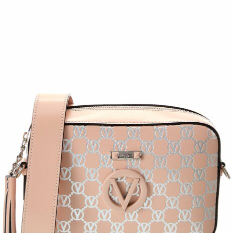 Valentino By Mario Valentino Babette Monogram Leather Crossbody ONE SIZE Pink